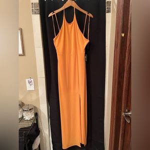 Express size medium tangerine maxi dress.. New with tags